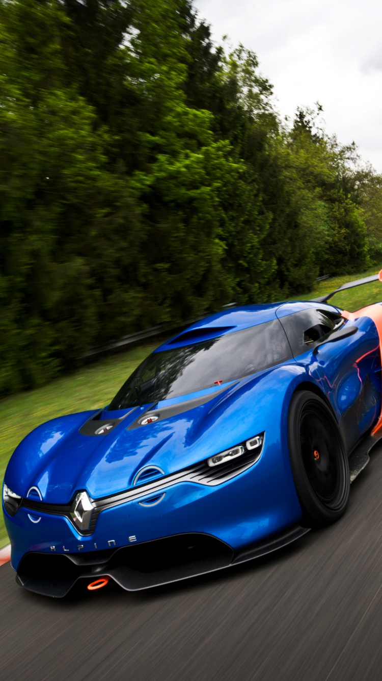 2012 Renault Alpine A110 50 Konzept, Alpine A110-50, Alpine Automobile, Standardgruppe, Alpenraum. Wallpaper in 750x1334 Resolution