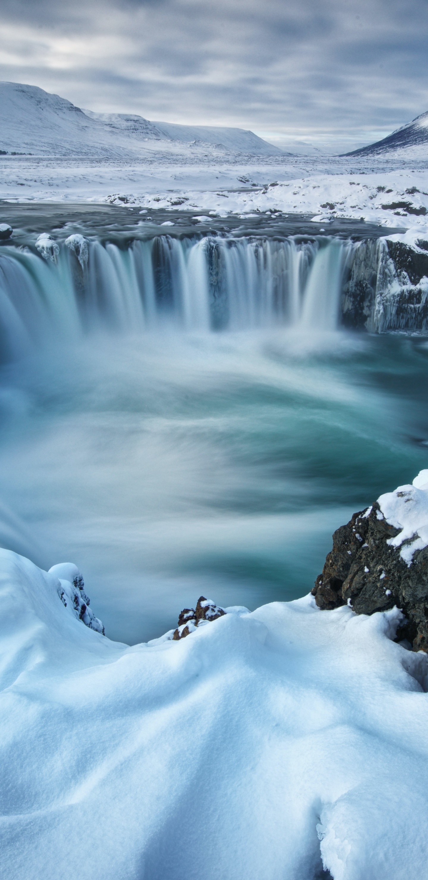 País de Islandia, Reykjavk, Dettifoss, Sbyrgi, Círculo de Oro. Wallpaper in 1440x2960 Resolution