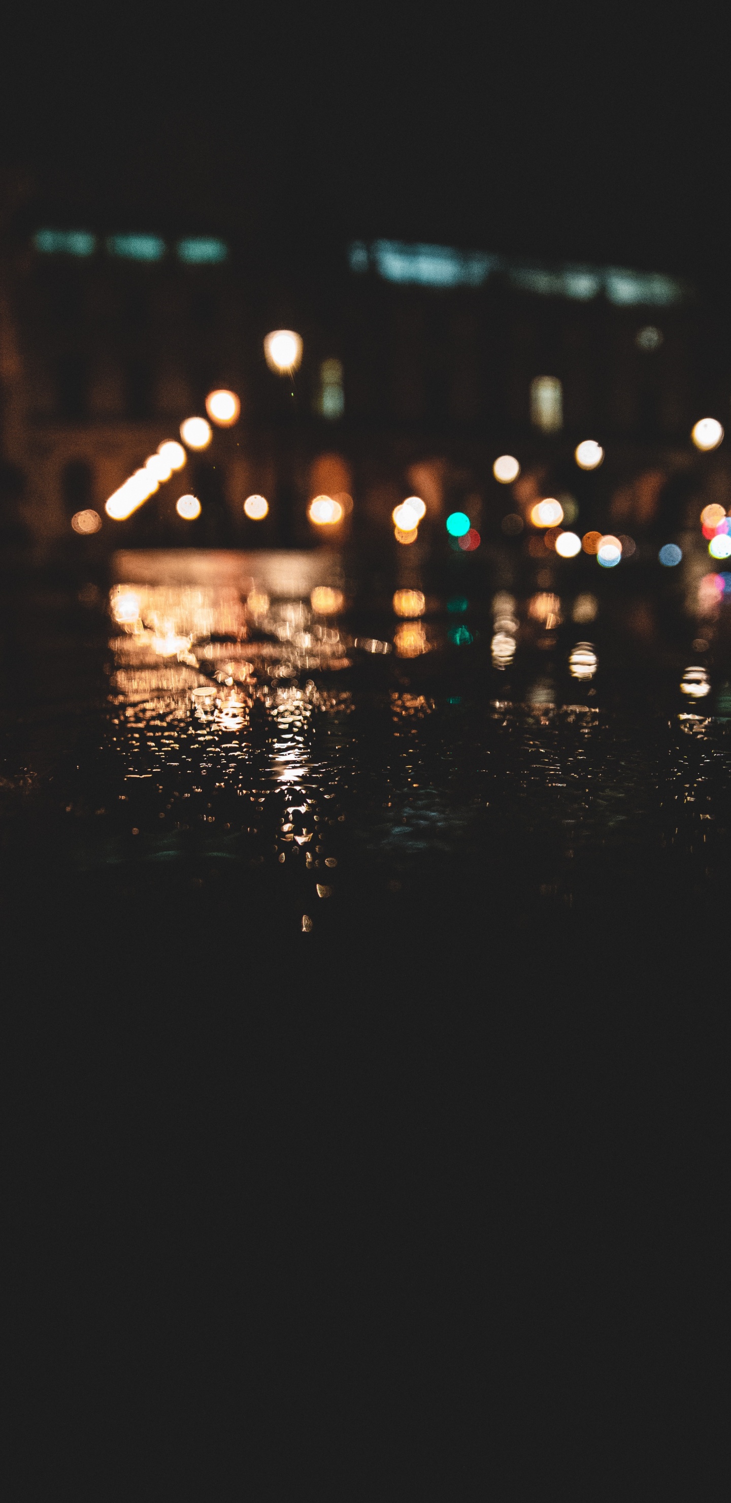 Bokeh Photography of City Lights During Night Time. Wallpaper in 1440x2960 Resolution