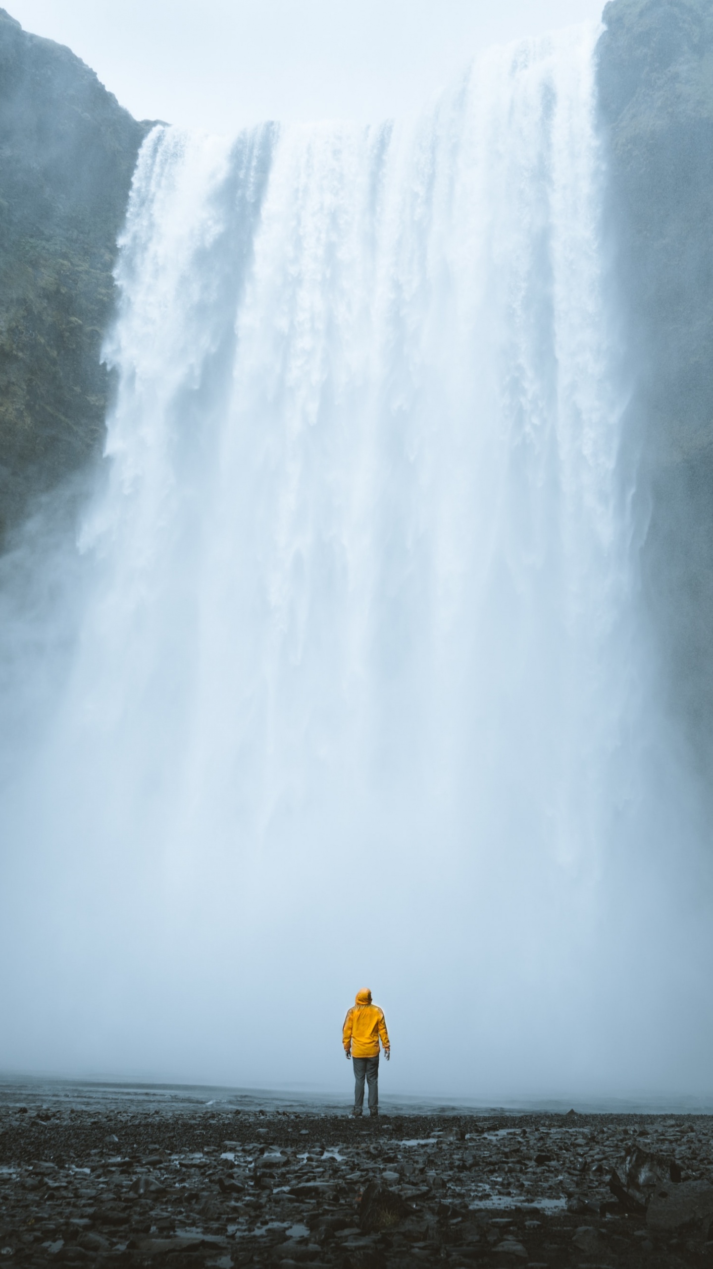 Cascade, Les Ressources en Eau, Eau, Cours D'eau, D'eau. Wallpaper in 1440x2560 Resolution
