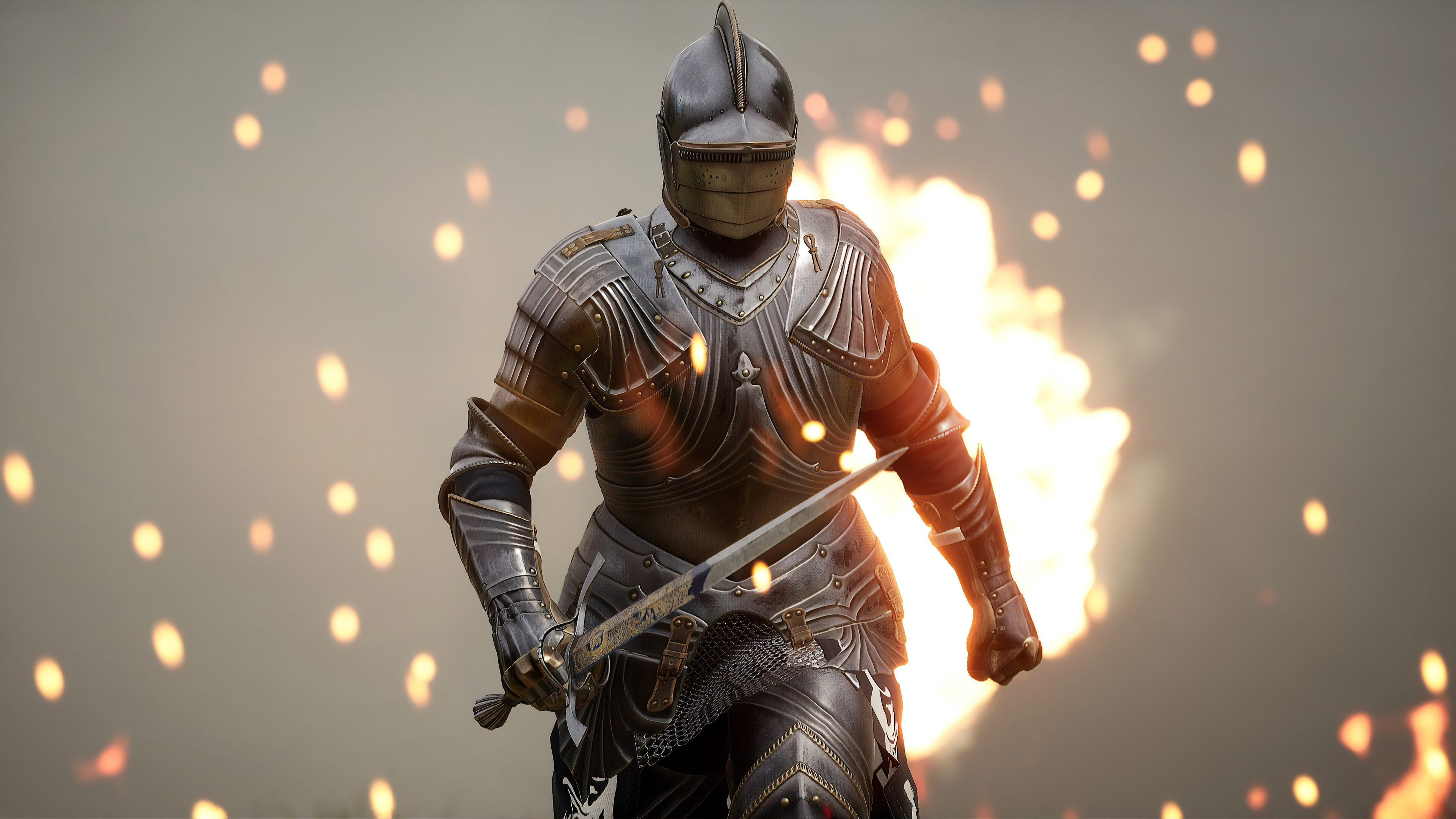 Mordhau, Multiplayer Video Game, Triternion, Performance, Performing Arts. Wallpaper in 3840x2160 Resolution