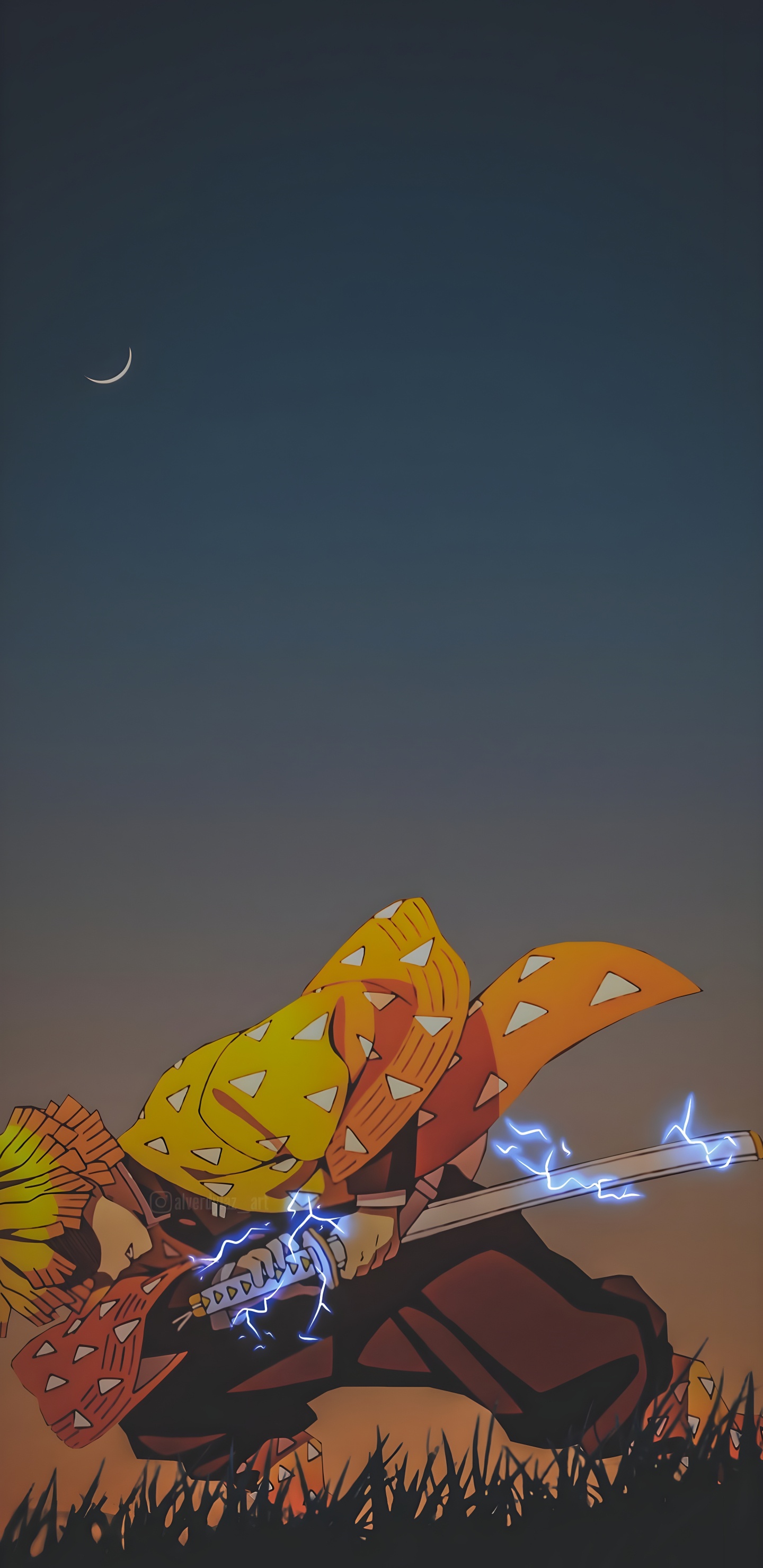 Anime, Zenitsu Agatsuma, Tanjiro Kamado, Asesino de Demonios Kimetsu no Yaiba, Hashibira Inosuke. Wallpaper in 1440x2960 Resolution