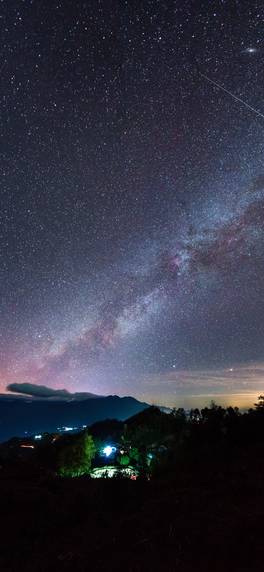 Stern, Nacht, Atmosphäre, Cloud, Astronomie. Wallpaper in 1125x2436 Resolution
