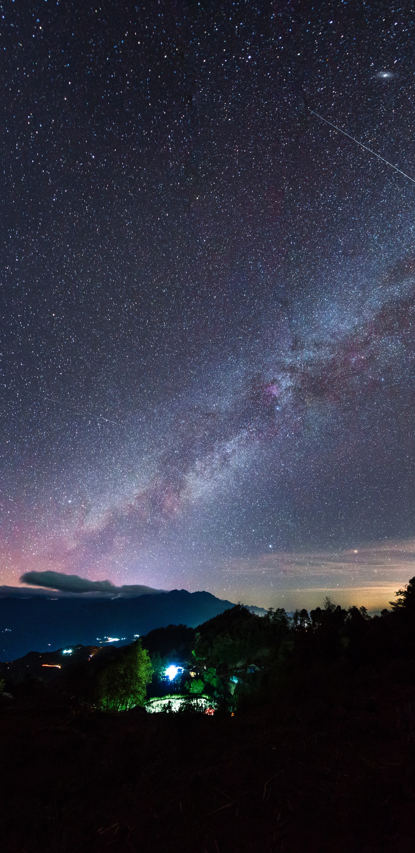 Stern, Nacht, Atmosphäre, Cloud, Astronomie. Wallpaper in 1440x2960 Resolution