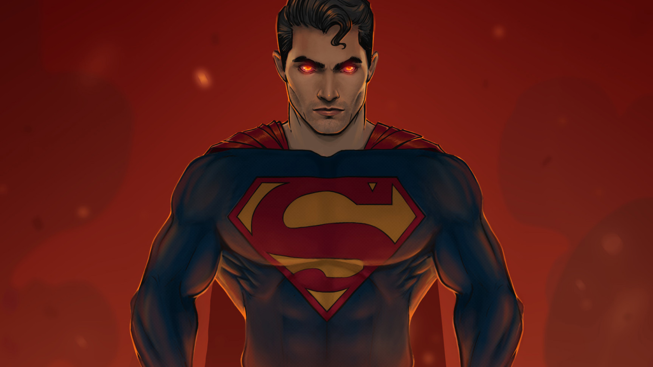 Hombre Disfrazado de Superman Rojo y Azul. Wallpaper in 2560x1440 Resolution