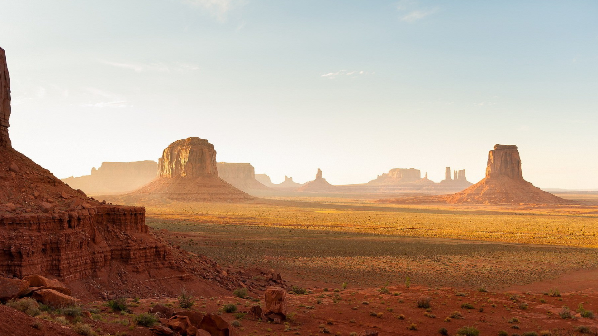 Brown Rock Formation During Daytime. Wallpaper in 1920x1080 Resolution
