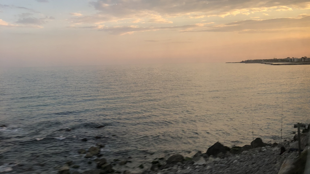 Sea, Water, Fluid, Cloud, Horizon. Wallpaper in 1280x720 Resolution