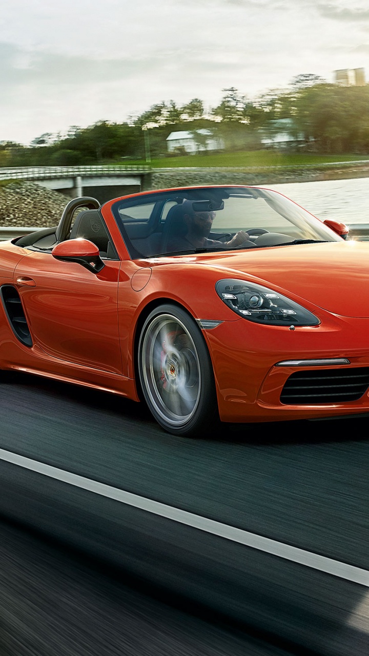 Ferrari 458 Italia Rojo en la Carretera Durante el Día. Wallpaper in 720x1280 Resolution