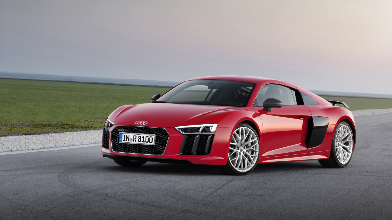 奥迪, 奥迪r8, 奥迪quattro, V10引擎, 性能车 壁纸 1366x768 允许