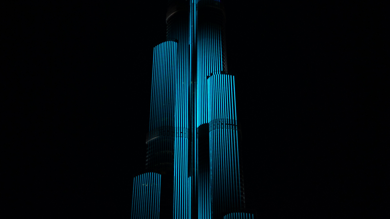 Burj Khalifa, Burj al Arab, Smartphone, Edificio, Torre. Wallpaper in 1366x768 Resolution