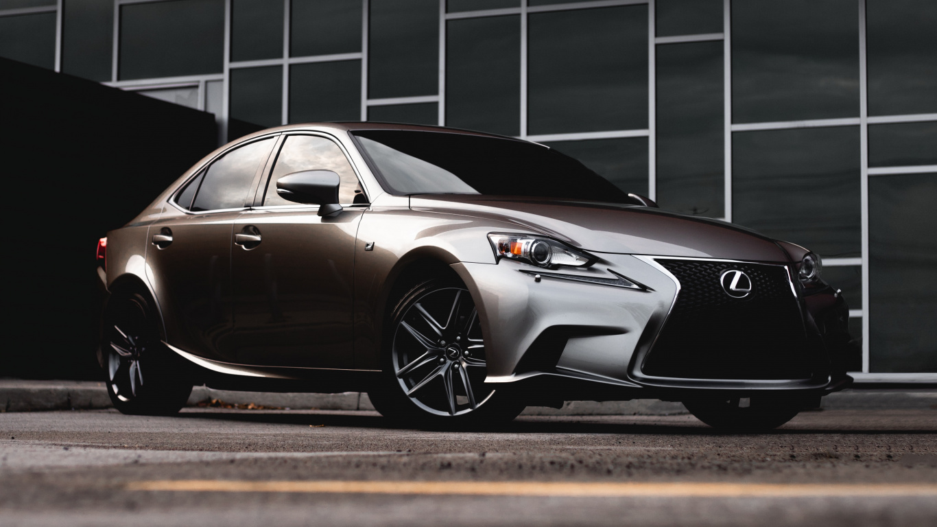 Black Porsche 911 Parked on Parking Lot. Wallpaper in 1366x768 Resolution