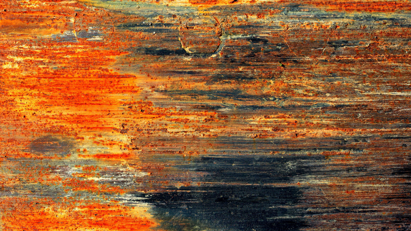 Orange and Brown Abstract Painting. Wallpaper in 1366x768 Resolution