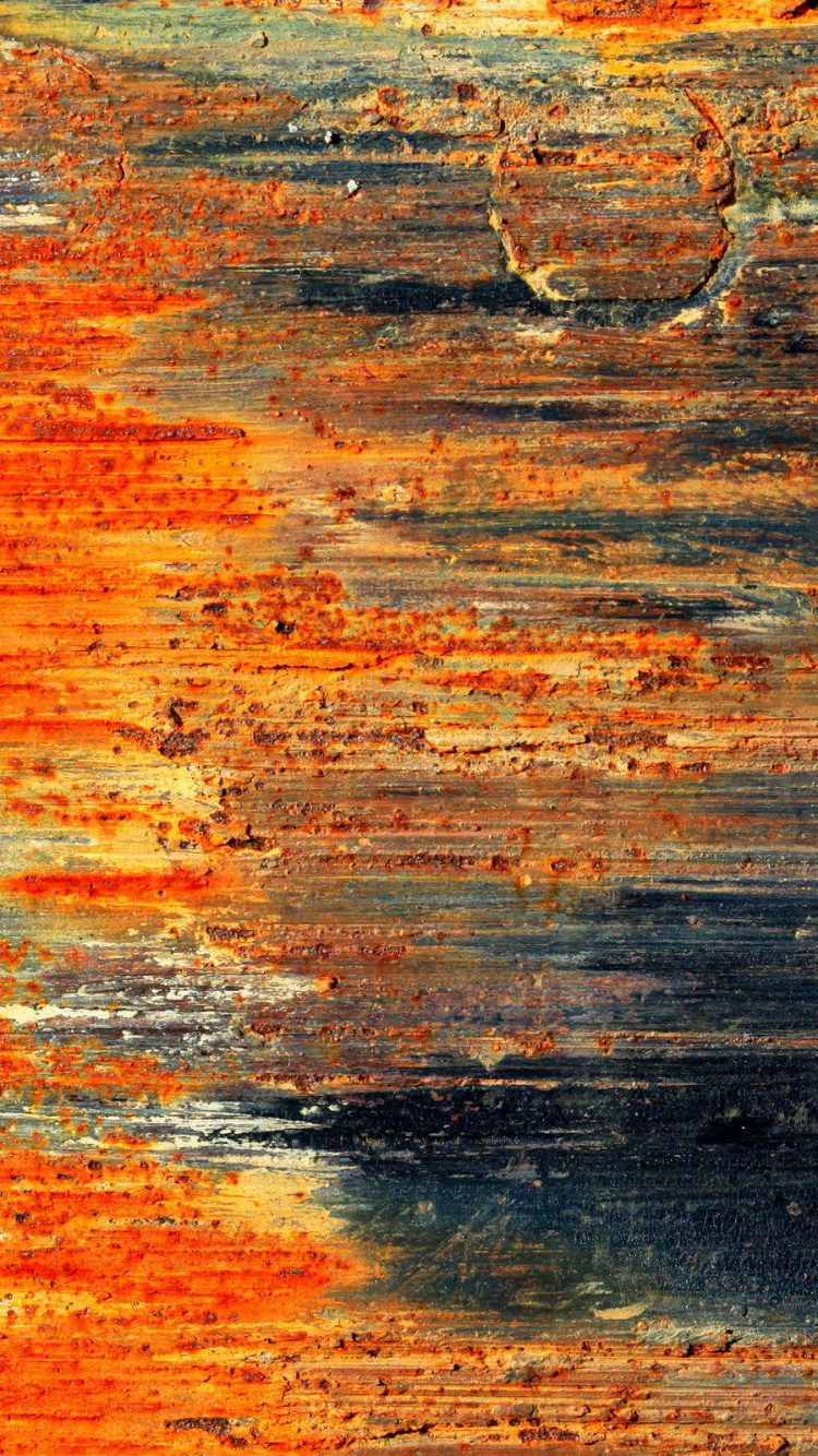 生锈, 木, 纹理, 木染色, 天空 壁纸 750x1334 允许