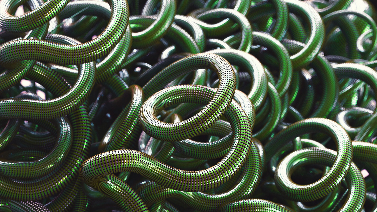 Green and Black Snake Skin. Wallpaper in 1280x720 Resolution