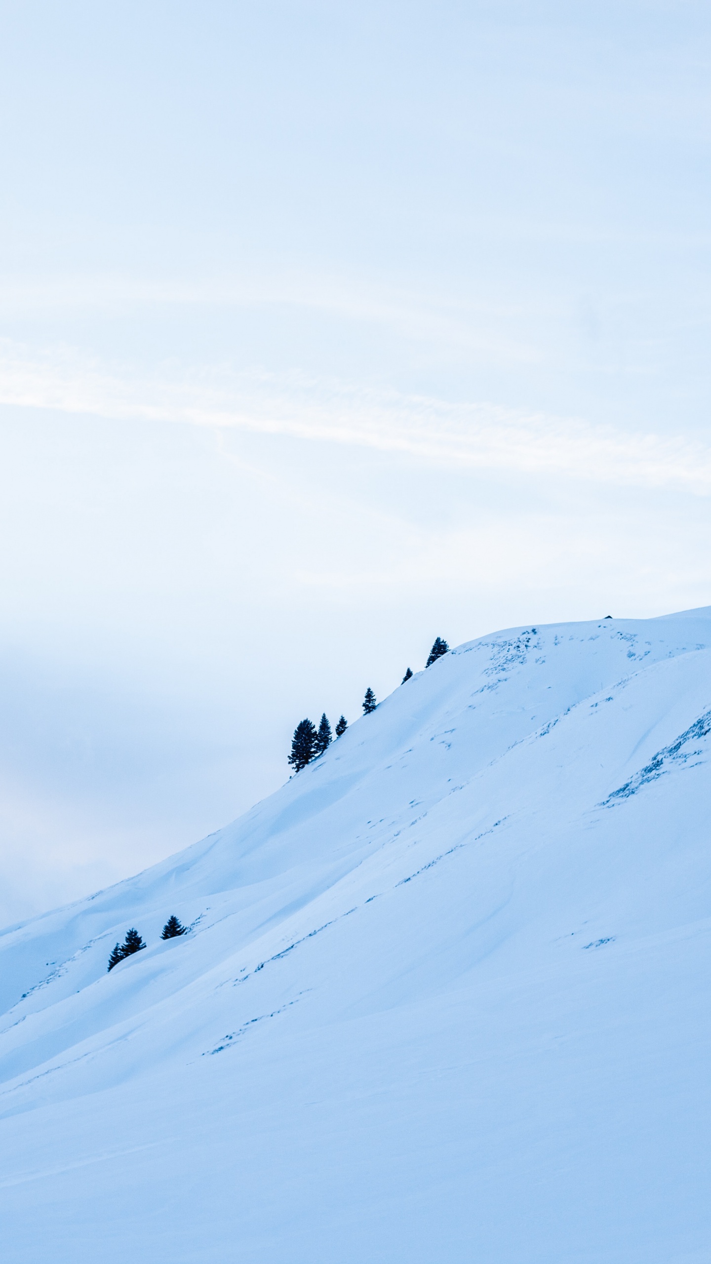 Hiver, Massif, Neige, Calotte de Glace, Glacier. Wallpaper in 1440x2560 Resolution