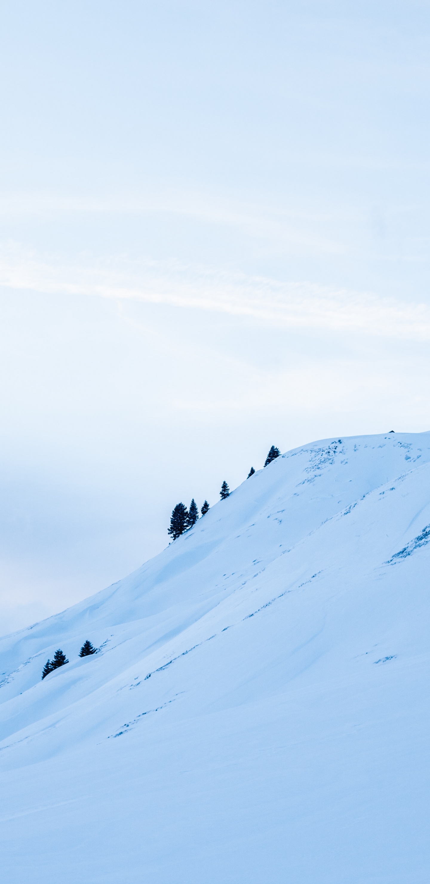 Hiver, Massif, Neige, Calotte de Glace, Glacier. Wallpaper in 1440x2960 Resolution