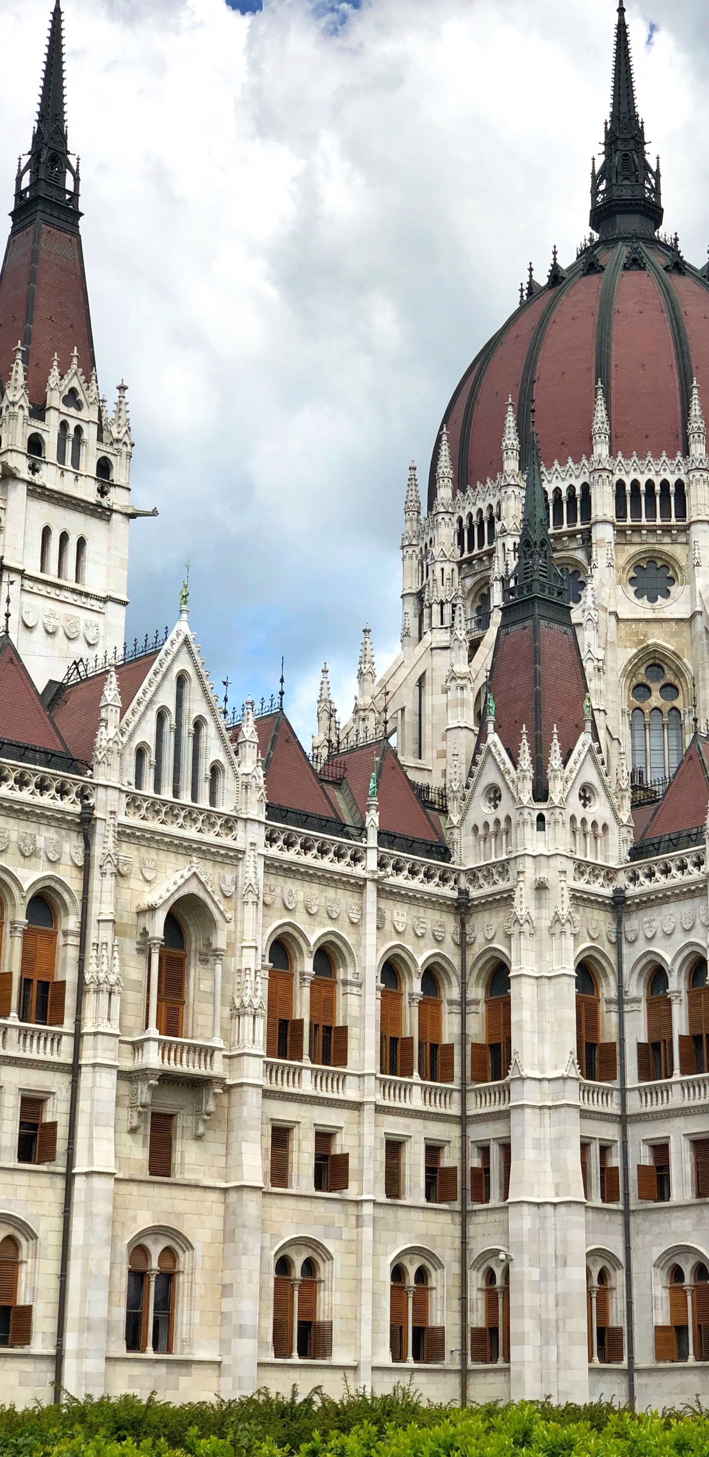 Budapest, Hungarian Parliament Building, Nature, Mountainous Landforms, Architecture. Wallpaper in 1440x2960 Resolution