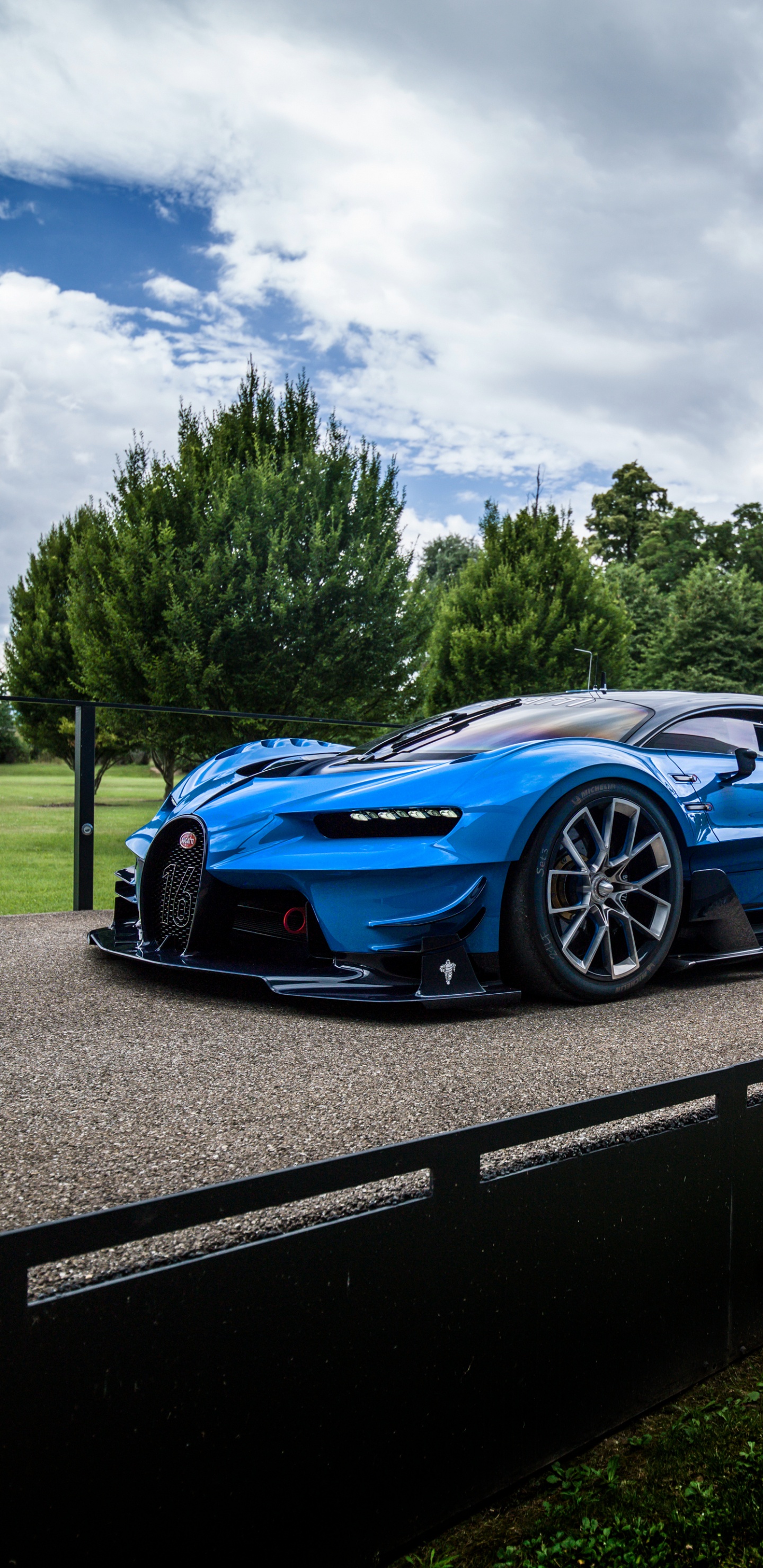 Porsche 911 Bleue Sur Route Pendant la Journée. Wallpaper in 1440x2960 Resolution