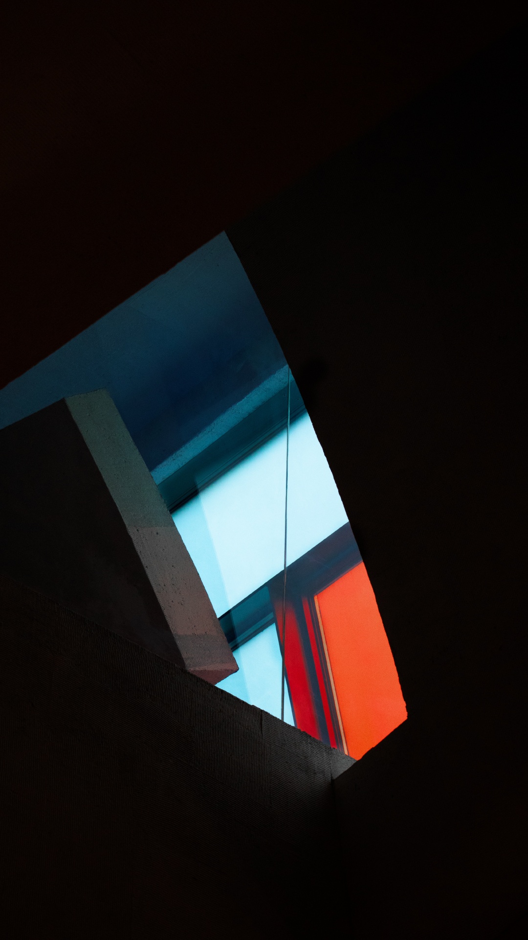 建筑, 和阴影的色彩, 光, 天空, 红色的 壁纸 1080x1920 允许