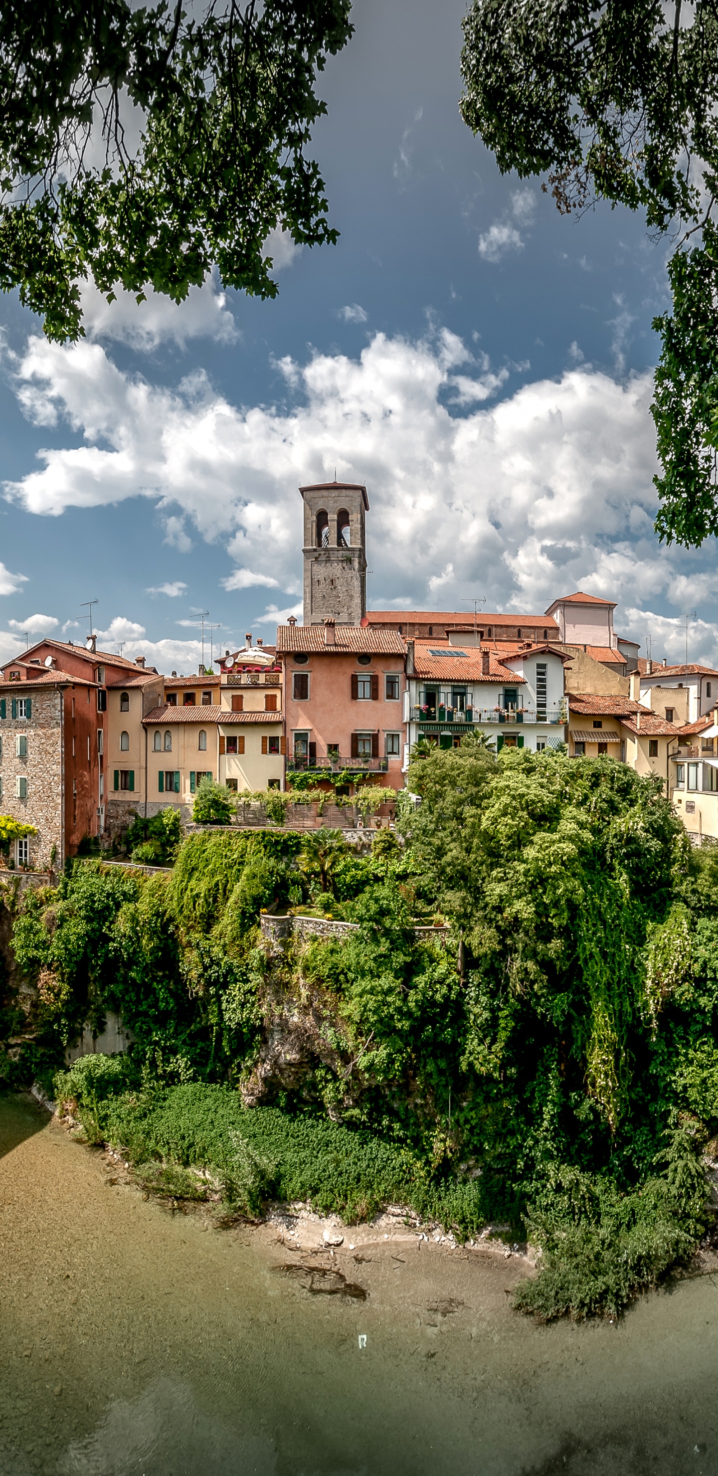 Cividale Del Friuli, 大厦, 农舍, 水的特征, 威尼斯 壁纸 1440x2960 允许
