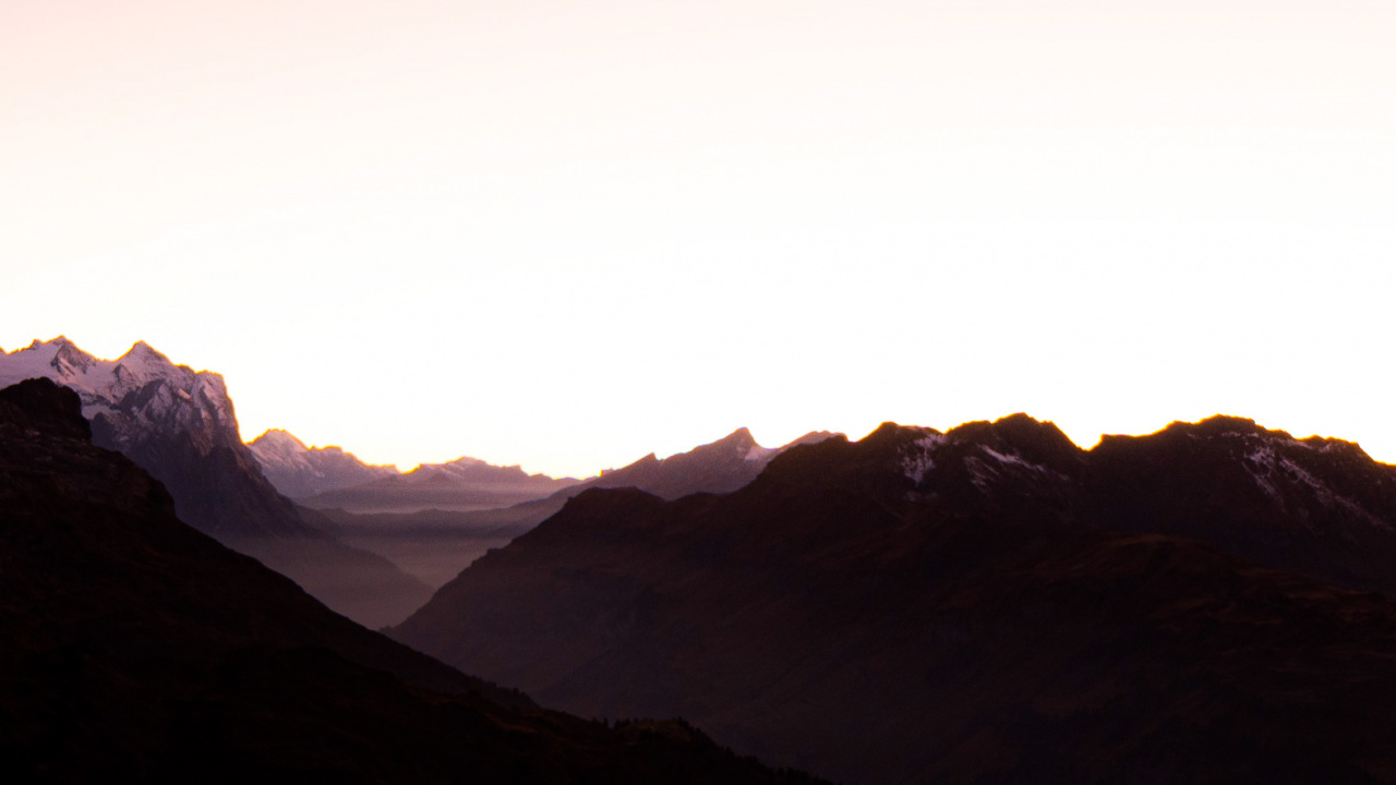 Sunrise, Sunlight, Atmosphere, Mountain, Cloud. Wallpaper in 1280x720 Resolution