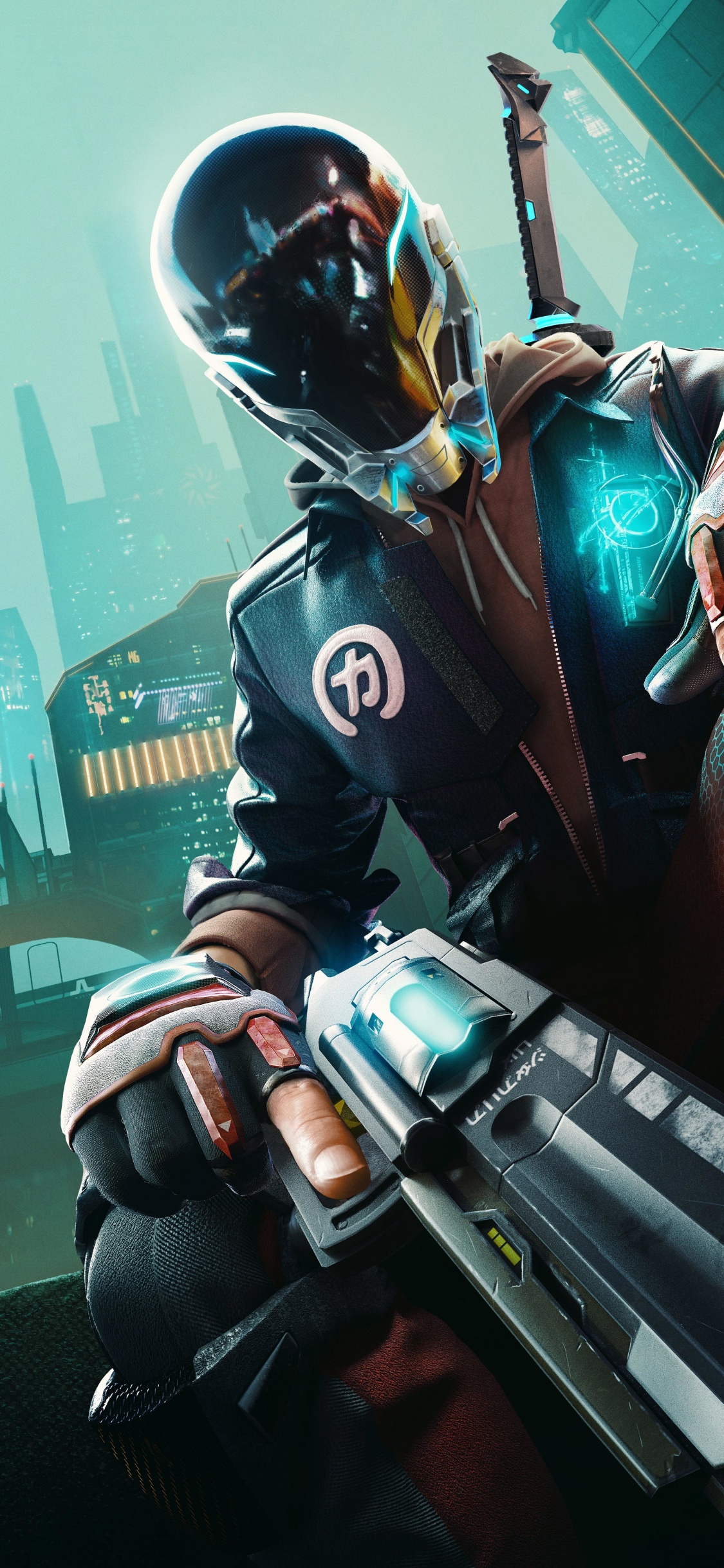 Hyper Scape, Ubisoft, Jeu de Tir, Bâtiment, Gratte-ciel. Wallpaper in 1125x2436 Resolution