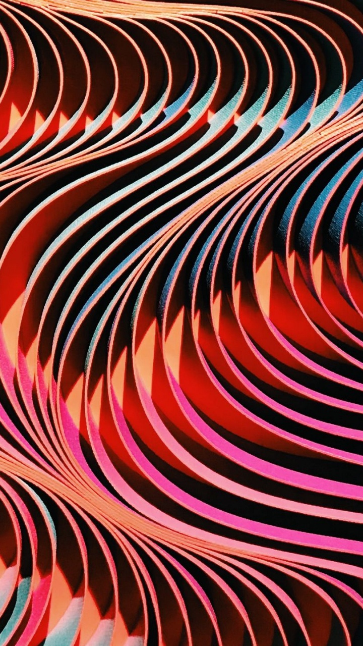 抽象艺术, 色彩, 光, 艺术, 粉红色 壁纸 720x1280 允许