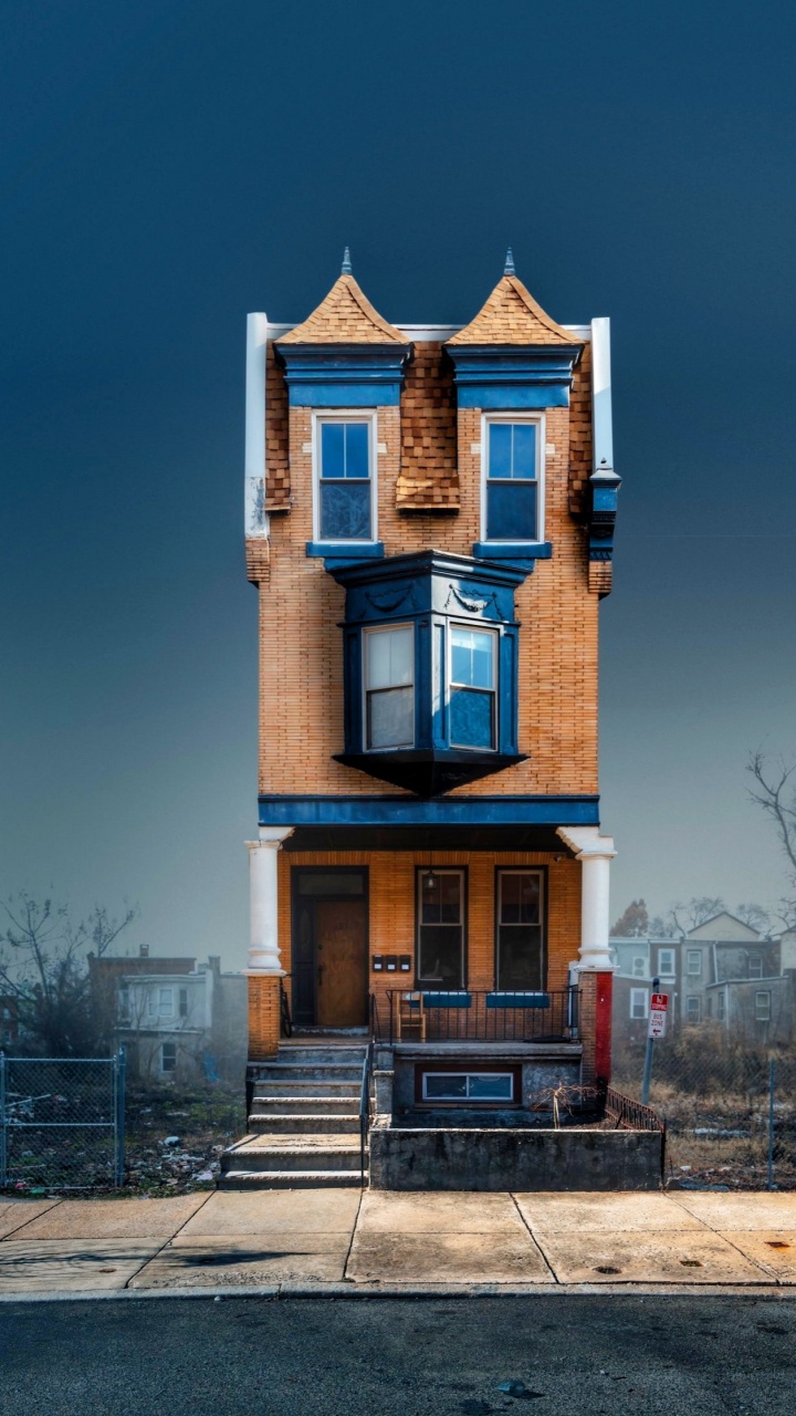 House, Architecture, Building, Window, Wood. Wallpaper in 720x1280 Resolution