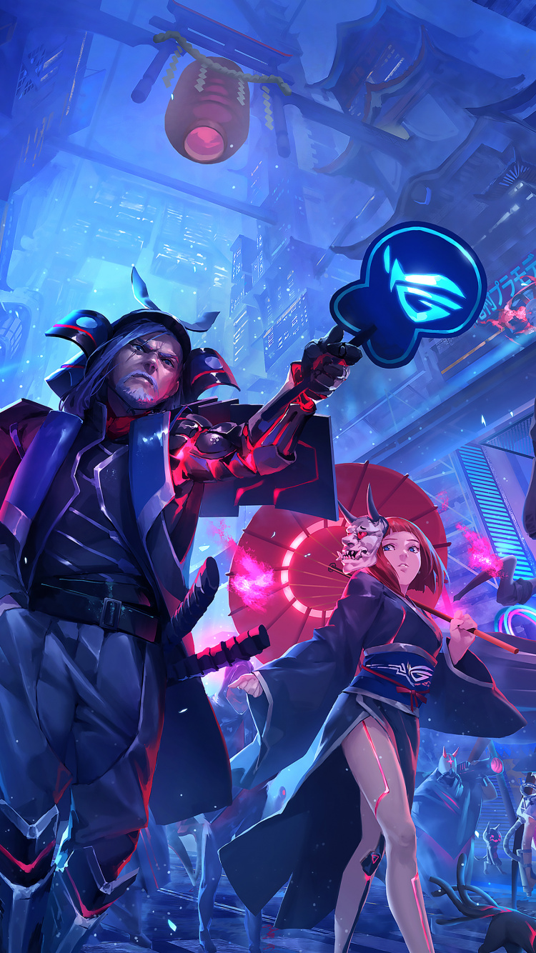 Téléphone Asus Rog 5, Asus, 256 Go, Android, Purple. Wallpaper in 750x1334 Resolution