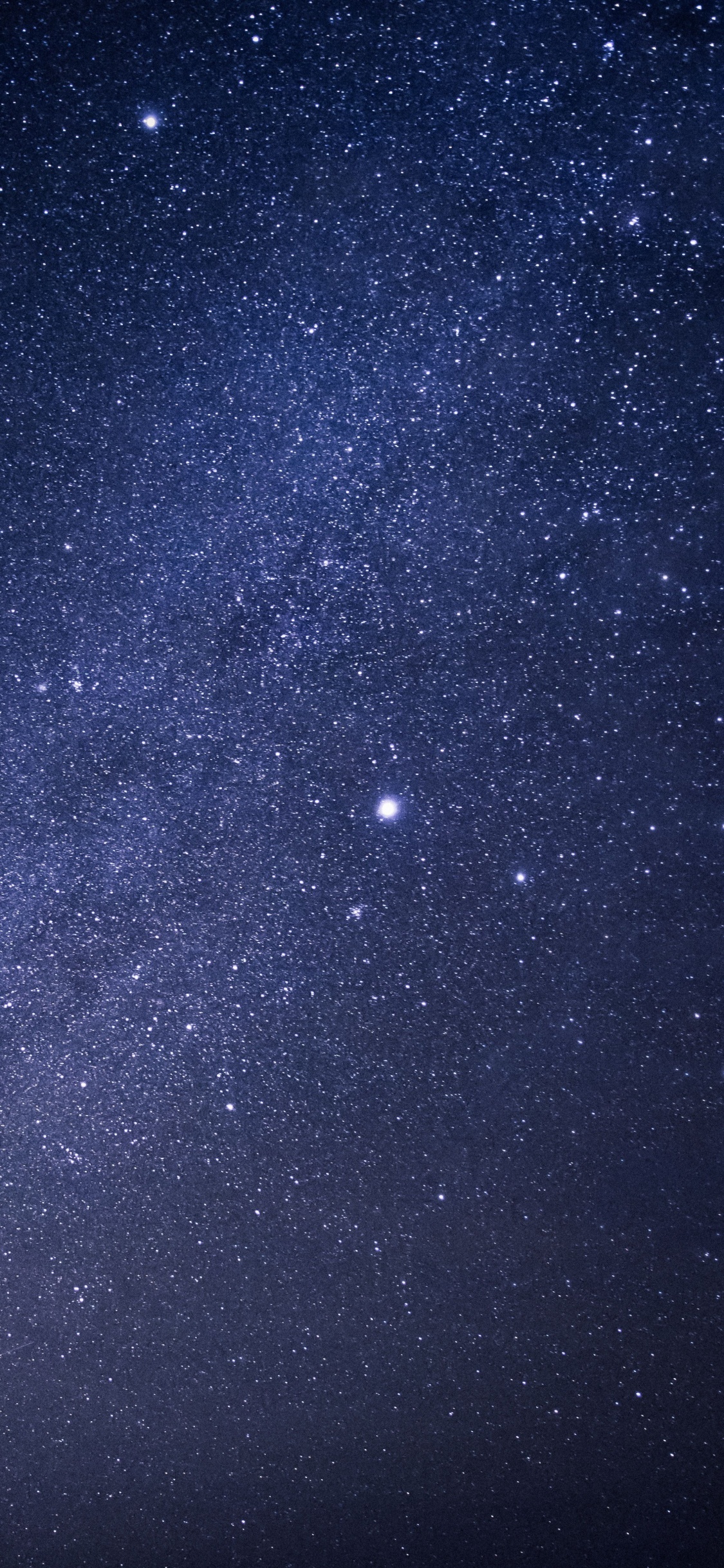 Ciel Étoilé Au-dessus de la Nuit Étoilée. Wallpaper in 1125x2436 Resolution