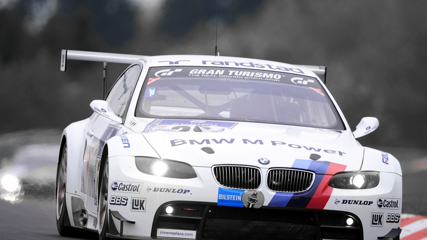 BMW, Kit de Coche, Deportivo, Coche, Carreras de Turismos. Wallpaper in 1366x768 Resolution