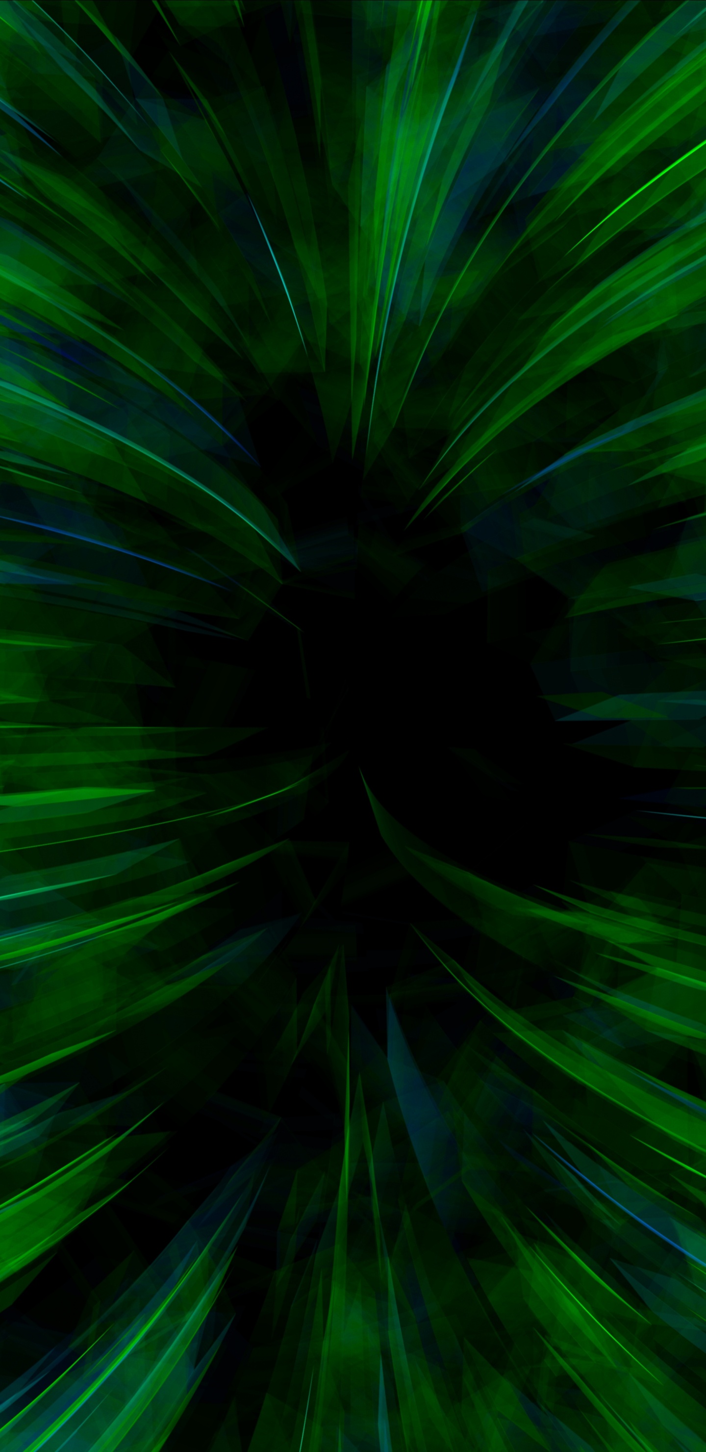 Papel Tapiz Digital de Luz Verde y Blanca. Wallpaper in 1440x2960 Resolution