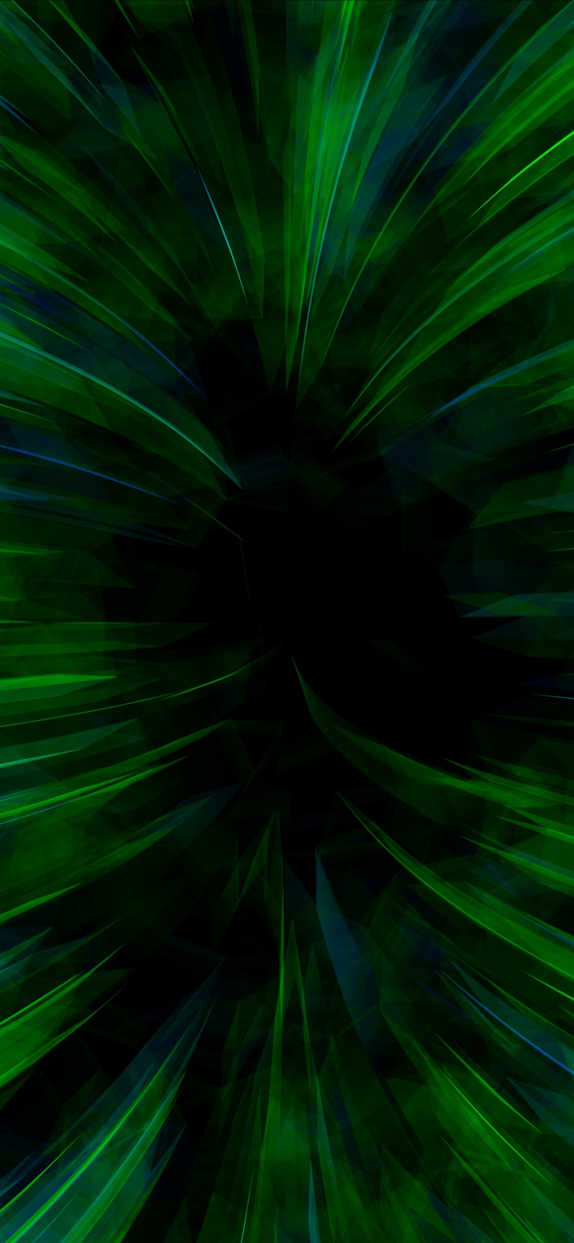 Green and White Light Digital Wallpaper. Wallpaper in 1125x2436 Resolution