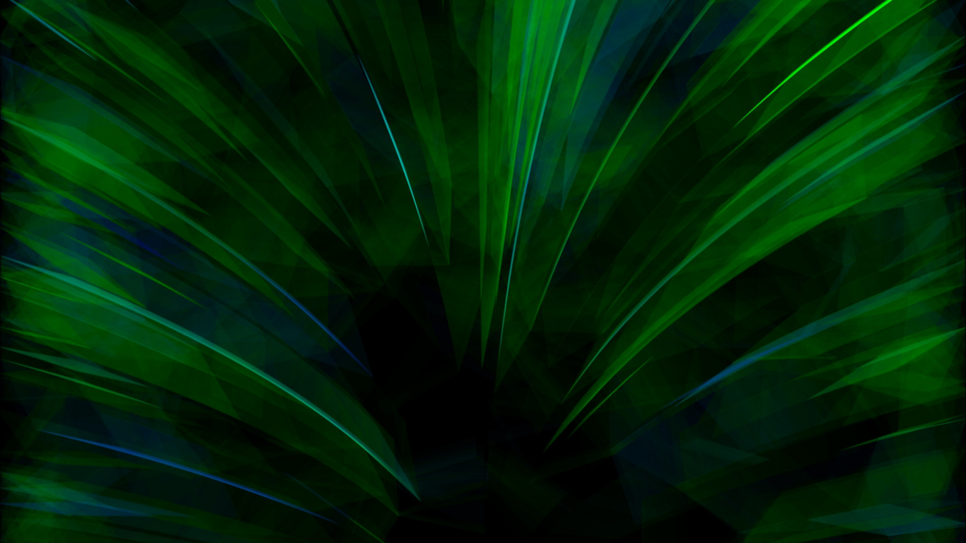 Green and White Light Digital Wallpaper. Wallpaper in 1366x768 Resolution