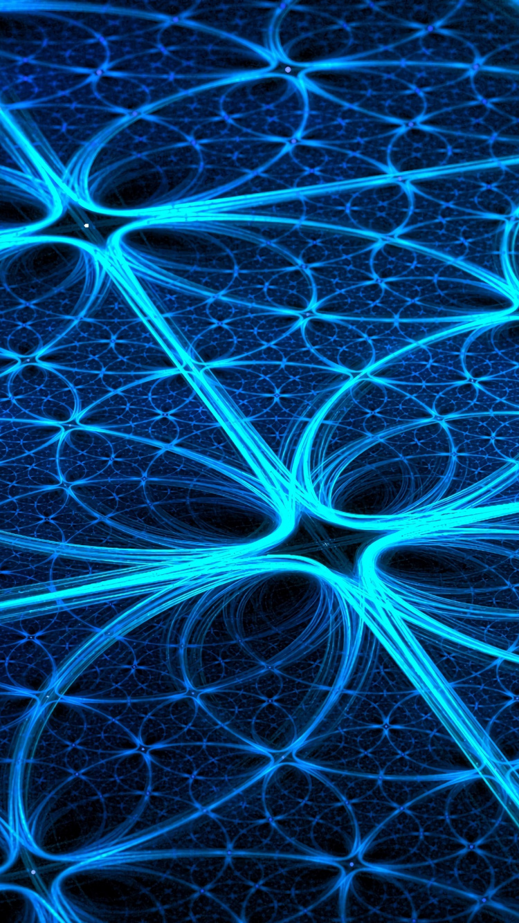 Lila Und Weiße Herzillustration. Wallpaper in 750x1334 Resolution