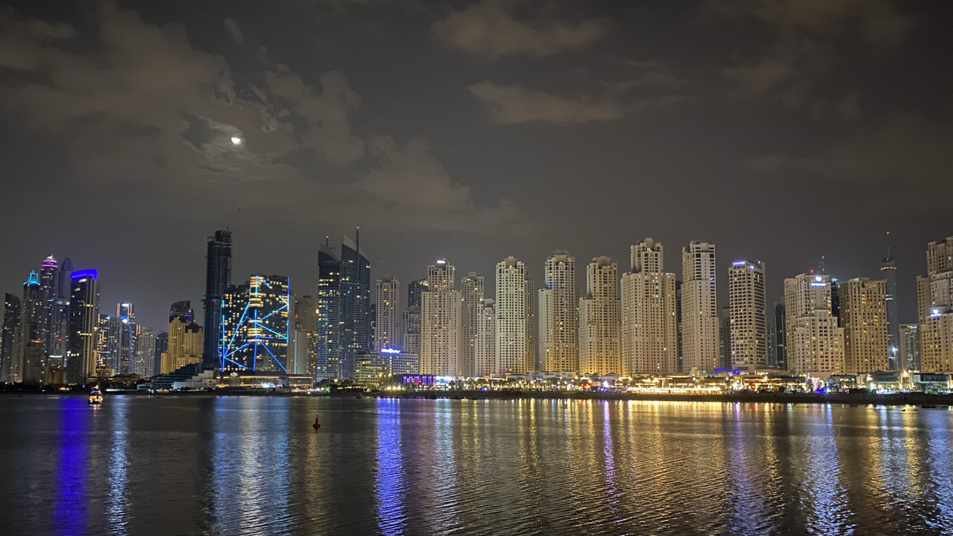 城市景观, 塔块, 大都会, 城市, 水资源 壁纸 1920x1080 允许