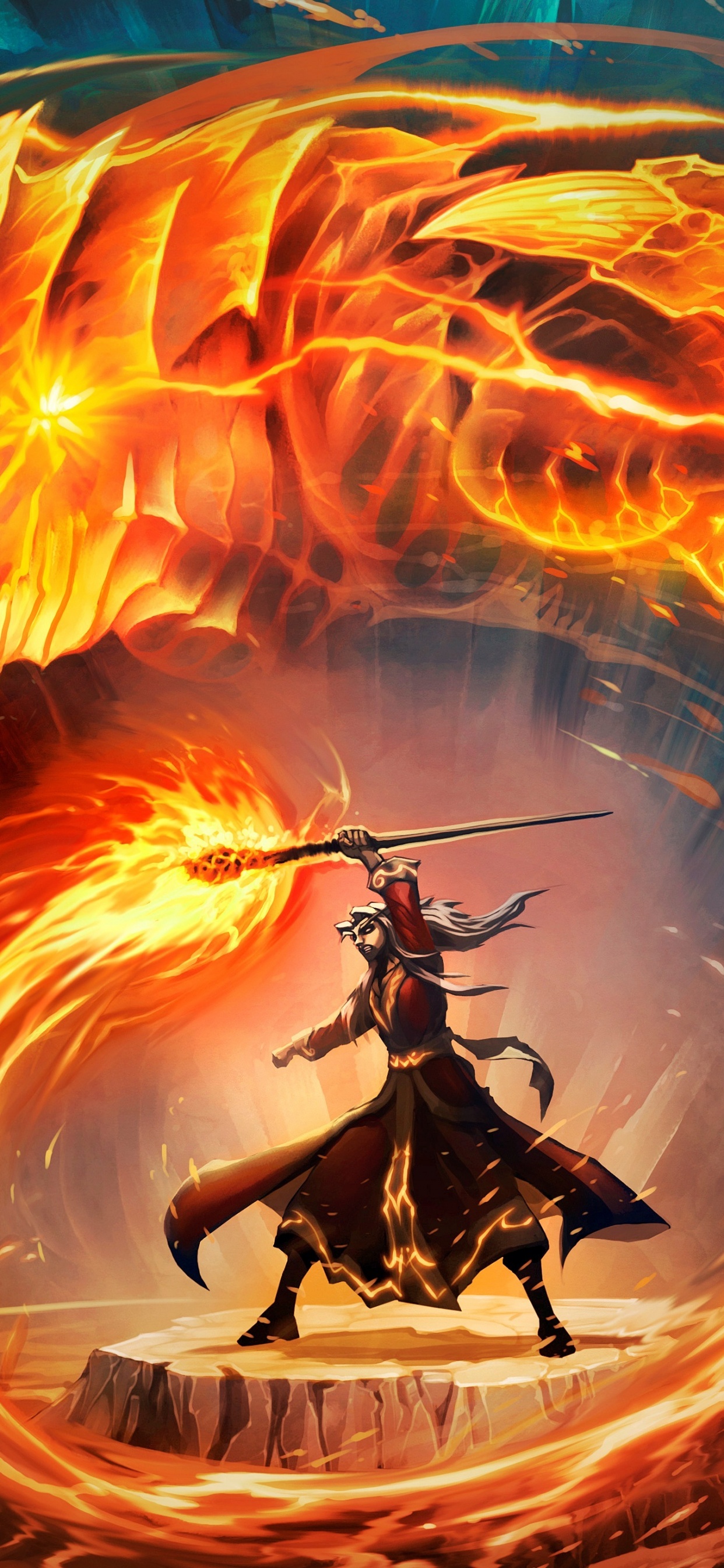 Man in Black Suit Standing on Brown Wooden Tree Branch. Wallpaper in 1242x2688 Resolution