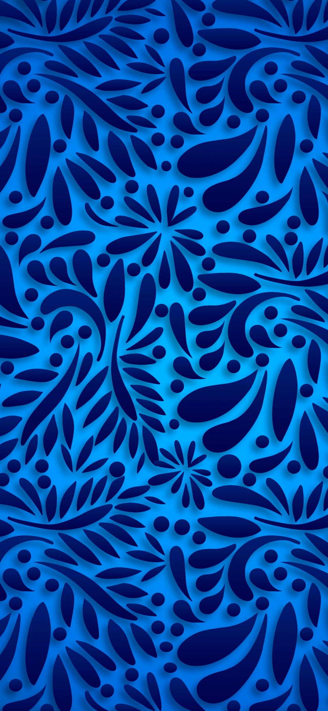 Patrón, Azul, Azure, Naturaleza, Textil. Wallpaper in 1125x2436 Resolution