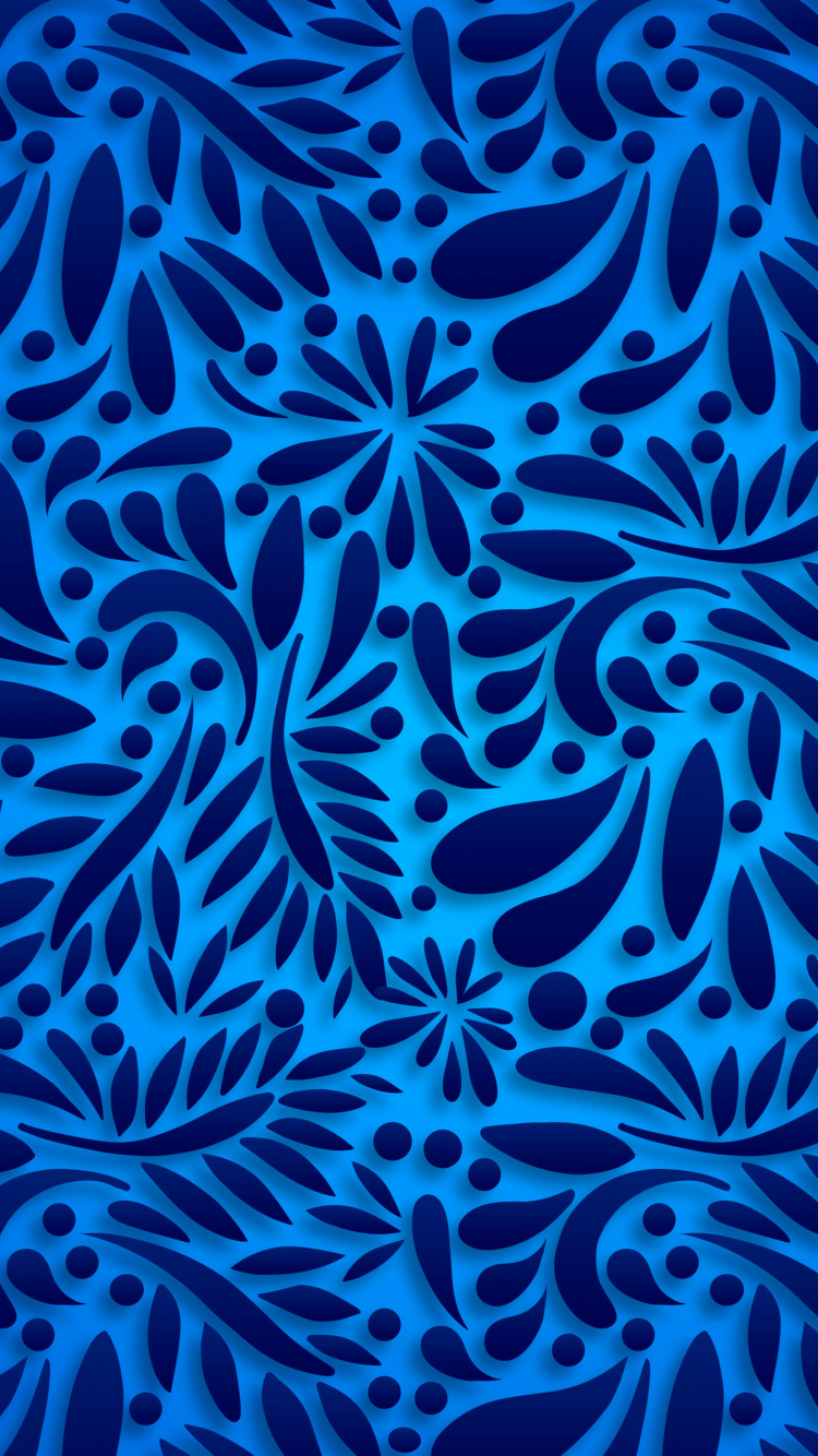 Patrón, Azul, Azure, Naturaleza, Textil. Wallpaper in 750x1334 Resolution