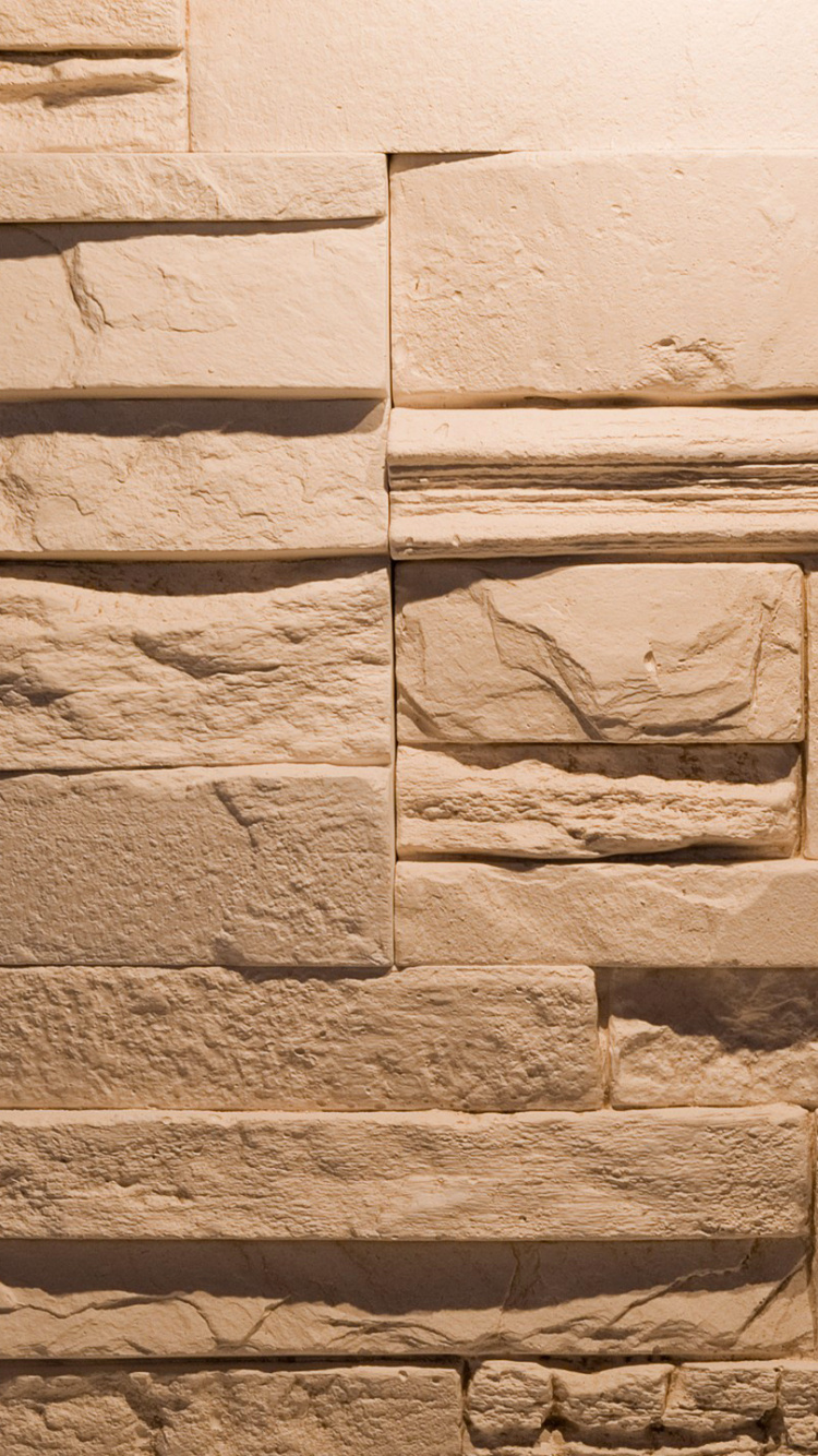 Mur de Briques Blanches Pendant la Journée. Wallpaper in 750x1334 Resolution