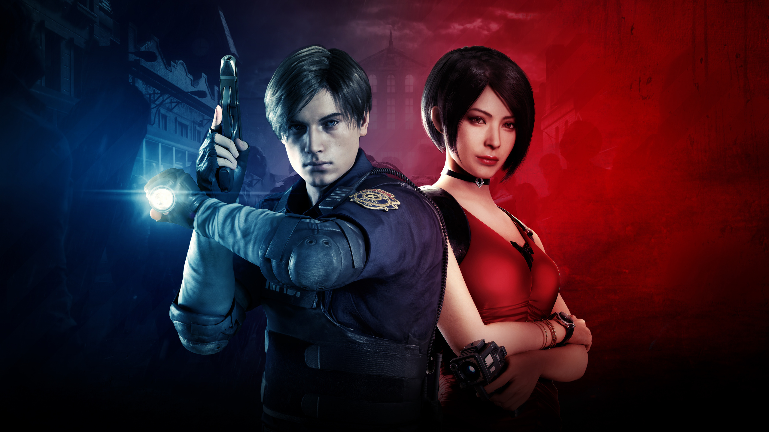 Resident Evil, Resident Evil 2, Resident Evil 4, Leon S Kennedy, Claire Redfield. Wallpaper in 2560x1440 Resolution