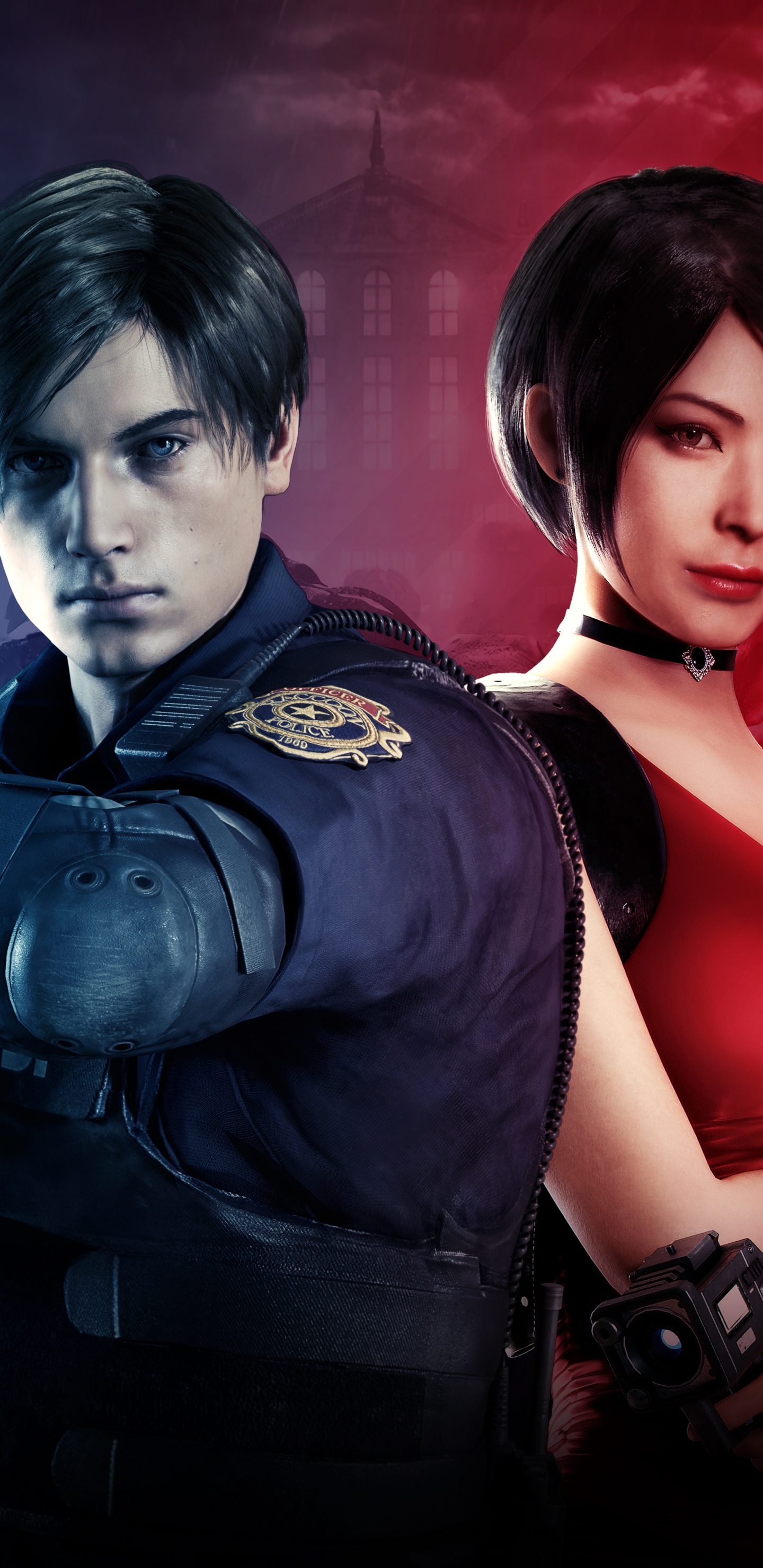 Resident Evil, Resident Evil 2, Resident Evil 4, Leon S Kennedy, Claire Redfield. Wallpaper in 1440x2960 Resolution