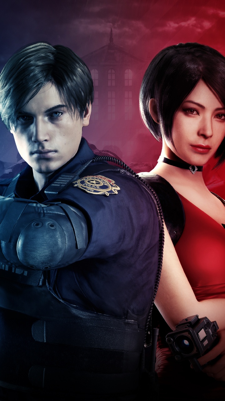 Resident Evil, Resident Evil 2, Resident Evil 4, Leon S Kennedy, Claire Redfield. Wallpaper in 720x1280 Resolution