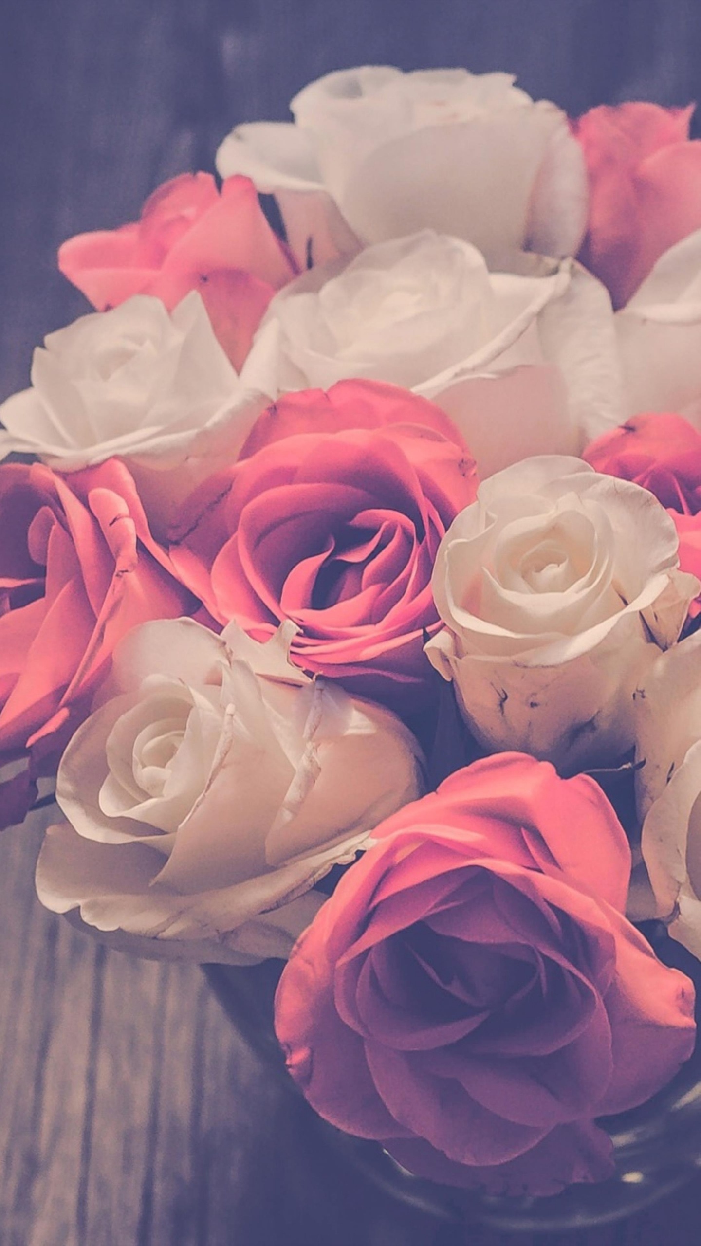 Las Rosas de Jardín, Diseño Floral, Rosa, Ramo de Flores, Blanco. Wallpaper in 1440x2560 Resolution