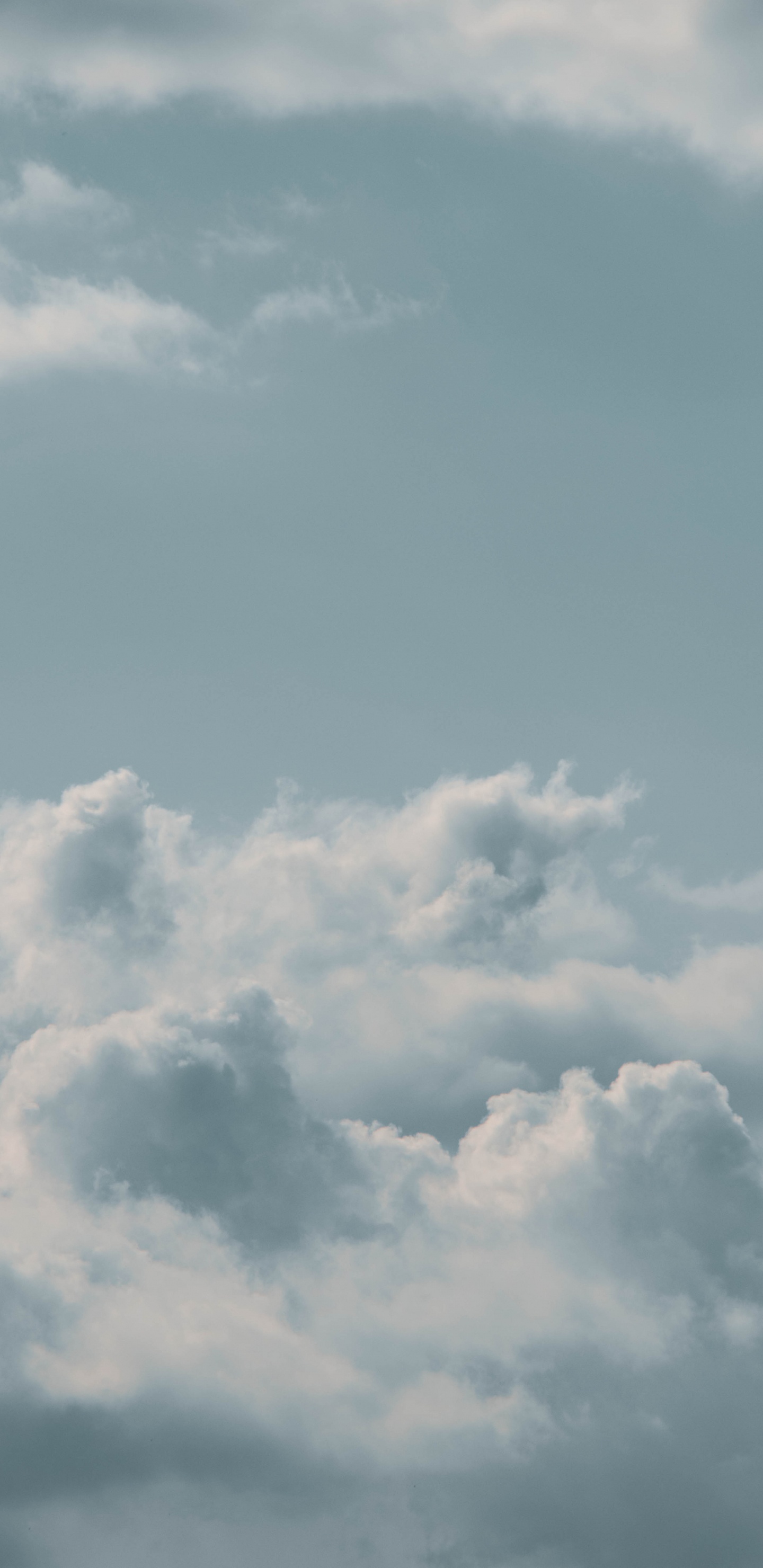 Cloud, Daytime, White, Cumulus, Blue. Wallpaper in 1440x2960 Resolution