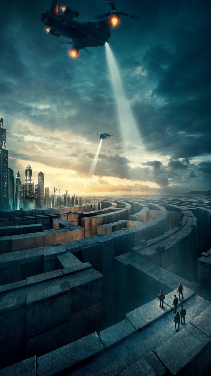 Thomas, la Science-fiction, Mission Dangereuse, PG-13, Affiche. Wallpaper in 720x1280 Resolution