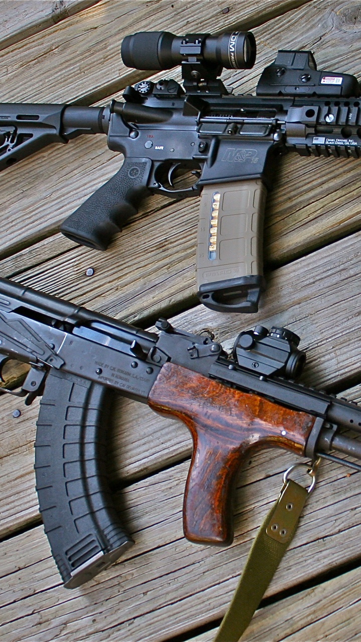 Rifle, m4 Carbine, Firearm, Gun, Assault Rifle. Wallpaper in 720x1280 Resolution