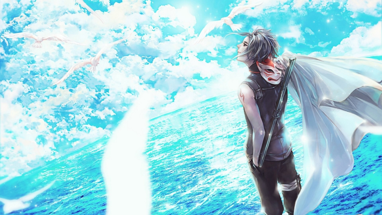 Femme en Débardeur Blanc et Pantalon Blanc Debout Sur L'eau. Wallpaper in 1280x720 Resolution