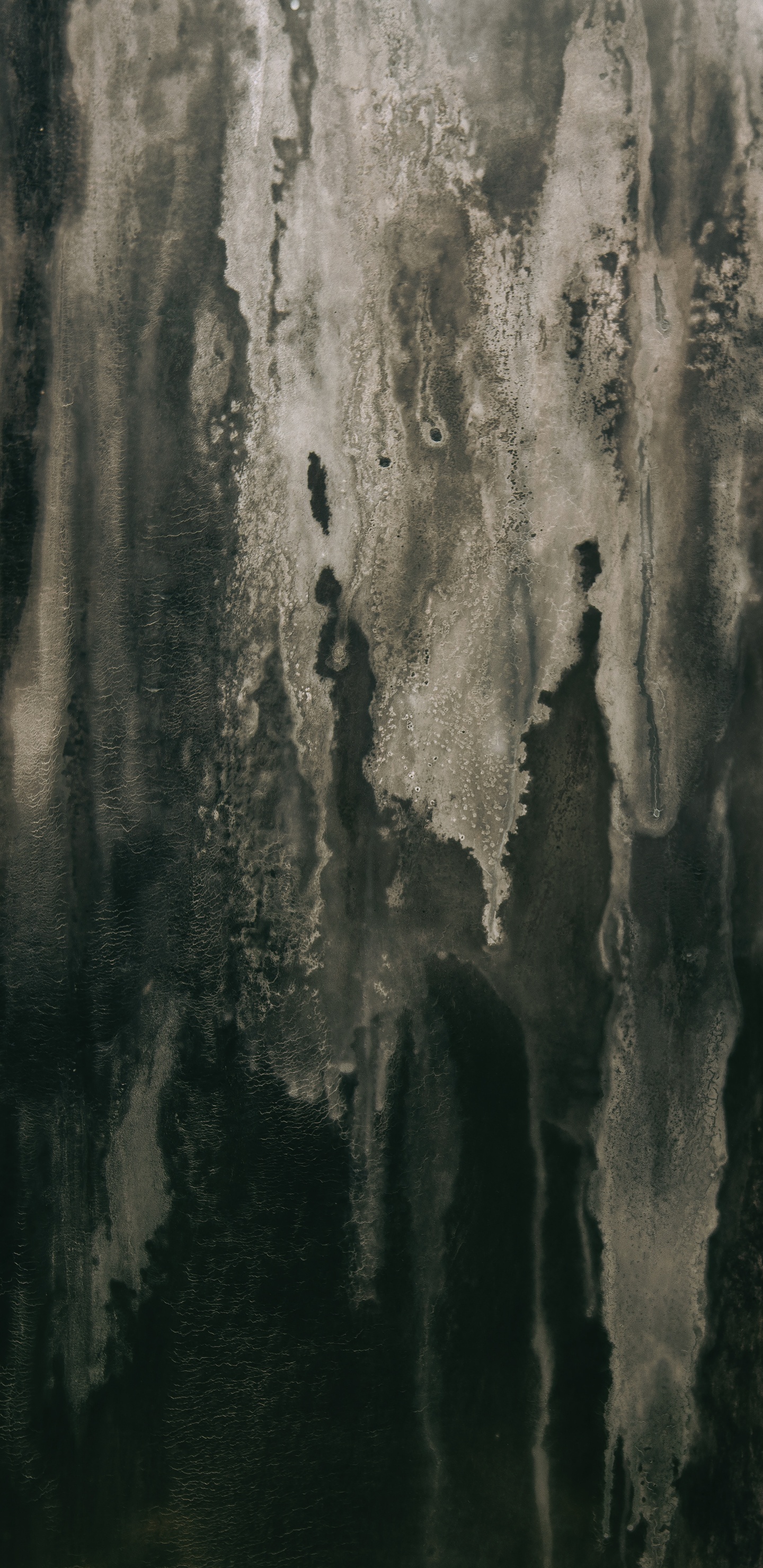 Pintura Abstracta Marrón y Negra. Wallpaper in 1440x2960 Resolution