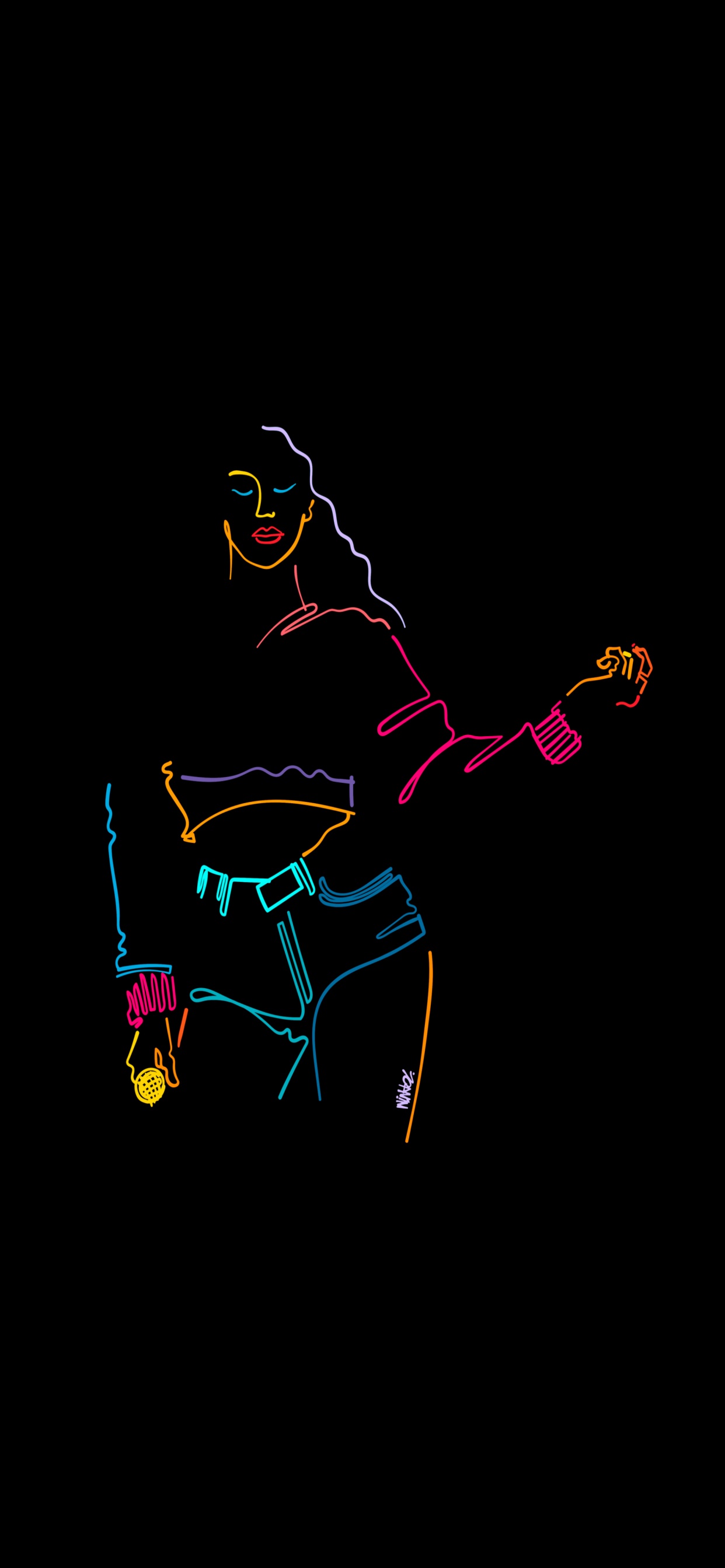 Leuchtreklame, Visual Arts, Grafik-design, Zeichnung, Ärmel. Wallpaper in 1242x2688 Resolution